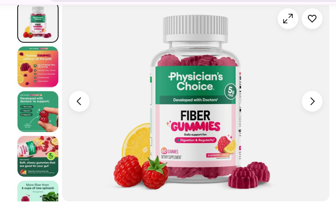 GOMITAS FIBER GUMMIES